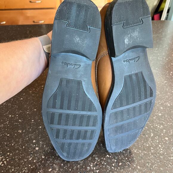 Clarks Men's Brown Lace Up Oxford Dress Shoes Size 8 #261300957070 - Picture 3 of 11